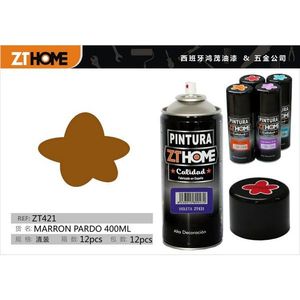 Pintura Acrílica MARRÓN PARDO 400ML - Product Image 3