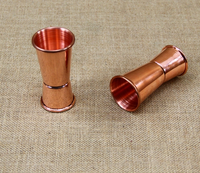 Jigger doseur à vin en cuivre de qualité supérieure, prix abordable, lot de 2, jigger moderne en cuivre, meilleure vente