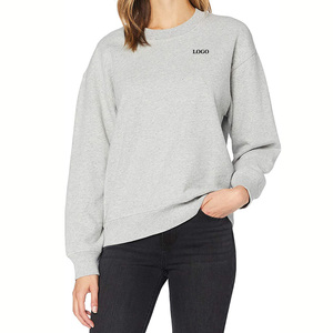 เสื้อสเวตเชิ้ตผู้หญิงทรงโอเวอร์ไซส์ ผ้าฟลีซ ระบายอากาศได้ดี แขนยาว พิมพ์ลายปักคุณภาพสูงตามสั่ง - Product Image 1