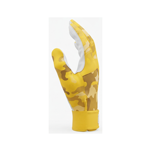 Gants de frappe de baseball à imprimé camouflage, paume lisse, gants de frappe de softball à manchette large, logo personnalisé, OEM ODM, directement de l'usine - Product Image 4