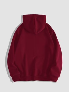 Sweat-shirt à capuche zippé pour homme de haute qualité 500 GSM, couleur unie, coupe classique, en coton French Terry, décontracté, pour l'automne, coupe ample - Product Image 2