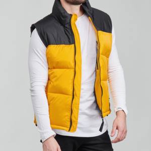 Nouveau design 2026 – Gilet matelassé d'hiver pour homme, imperméable, respirant, en polyester/nylon lavé, sans manches, avec fermeture éclair, écologique - Product Image 2