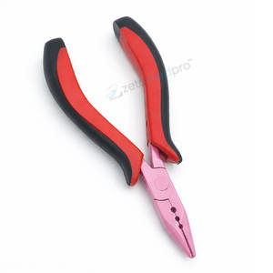 Pinzas Profesionales para Extensiones de Cabello con Acabado Rosa, Herramienta Ergonómica para Anillos Micro Loop, Precio de Fábrica - Product Image 5