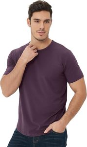 T-shirt pour homme à manches courtes, col rond, 100% coton, imprimé sur mesure, séchage rapide, respirant, coupe classique - Product Image 3