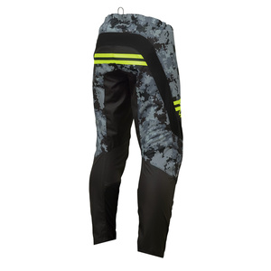 Pantalon de motocross unisexe personnalisé, imprimé camouflage numérique, logo néon, séchage rapide, anti-UV, respirant, tissu polyester/nylon pour tout-terrain - Product Image 3