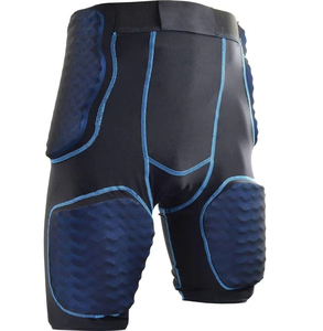 Pantalones acolchados de fútbol americano para hombre, cintura elástica, malla transpirable, ropa deportiva para práctica y juego, para adultos - Product Image 6