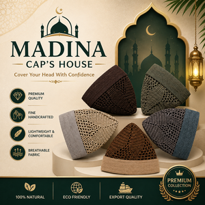 Sombreros Mishari Egipcios Hechos a Mano de Alta Calidad, 100% Algodón, Casuales para Exteriores, Ajustables, para las Cuatro Estaciones, Precio Bajo Directo - Product Image 2