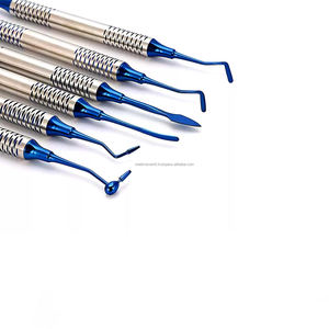 Medivolve - Juego de 6 Instrumentos Dentales de Acero para Rellenos de Composite, Color Azul, Certificación CE e ISO, OEM ODM, Manual, Profesional - Product Image 6