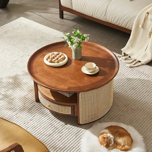 Table console en bois de frêne massif, écologique, moderne, pour salon, meubles naturels, décoration intérieure - Product Image 2
