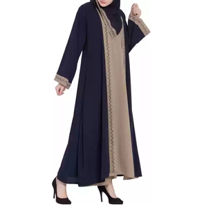 Vestidos Islámicos para Mujer, Abaya, Kaftan, Hiyab, Elegante, Transpirable, Último Diseño, Hecho de Poliéster, Vestido Largo, Hiyab Islámico, Venta al Por Mayor, OEM - Product Image 2