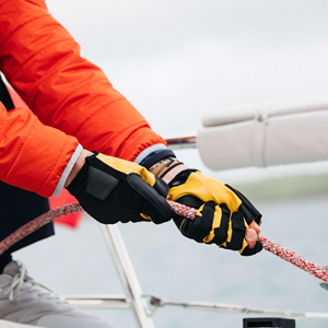Gants de navigation unisexes en cuir PU avec fermeture auto-agrippante, anti-UV, légers, pour activités nautiques, kayak, canoë, pêche - Product Image 3