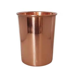 Latest Design Customized <b>Copper</b> Tumbler <b>Copper</b> Glass Hammered Design insulated tumblers <b>kitchen</b> <b>accessories</b> - Product Image 4