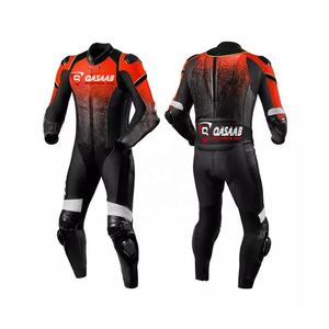 Nouveauté Combinaisons de course en cuir pour moto respirantes de couleur personnalisée à motifs patchwork Vente chaude - Product Image 2