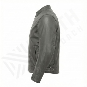 Chaqueta de Motociclista de Cuero Genuino para Hombre de la Mejor Calidad, Nueva Colección de Invierno, Chaquetas de Motocicleta con Protecciones Desmontables Personalizadas - Product Image 3
