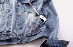 Blouson bomber à capuche en polaire Bernard Lafon, motif géométrique, écologique, coupe ajustée, décontracté, automne, coton lavé, unisexe, longueur standard - Product Image 4