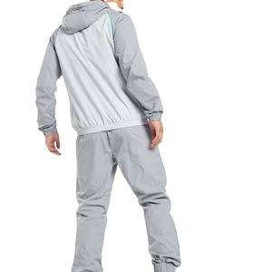 Múltiples colores de moda para hombres de talla grande cremallera completa 100% algodón polar Casual gimnasio Joggers conjuntos ropa deportiva chándal - Product Image 4