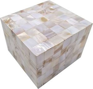 Elegantes Cajas Artesanales de Nácar para Decoración de Hogar de Lujo, Almacenamiento de Joyas y Presentación de Regalos Premium - Product Image 5