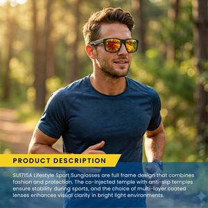 Hot Sale Factory Direct 2021 Fashion New Unisex Polarized UV400 Protection High Impact PC Lenses Sports Casual <b>Sunglasses</b> - Product Image 6