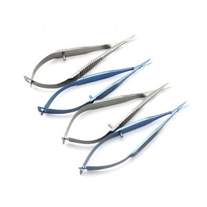 Ciseaux ophtalmiques chirurgicaux Vanna's Eye pour capsulotomie, manuels, pour usage en soins intensifs et hôpitaux, en acier inoxydable - Product Image 4