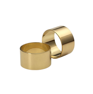 <b>Bamboo</b> Napkin Rings Hollow Bohemian Design 4.5cm <b>Table</b> Decoration Napkin Ring Tabletop Tissue Holder Designer Napkin Ring - Product Image 6