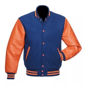 Nouvelle veste bomber universitaire en laine, style Letterman, écologique, imperméable, épaisse, hiver, manches longues 2026 - Product Image 1