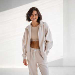 Nuevo Conjunto Deportivo de Poliéster de Alta Calidad 2026, con Sudadera con Cremallera y Pantalones Deportivos para Entrenamiento y Running - Product Image 5