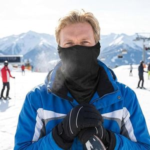 Masque coupe-vent demi-visage avec cache-cou et filtre en maille respirante, cordon réglable, pour activités de plein air, moto, cyclisme, ski, protection faciale - Product Image 5