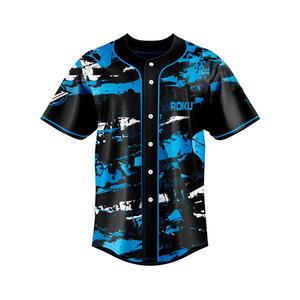 Servicio OEM, Uniforme de Béisbol para Hombre de Alta Calidad, 100% Poliéster, Logotipo Personalizado, Ropa Deportiva Transpirable, de Secado Rápido y Antibacteriana - Product Image 1