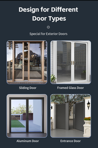 Serrure de porte coulissante intelligente numérique à empreintes digitales Euro Profile Tuya TTLock, ignifuge et étanche pour l'extérieur - Product Image 6