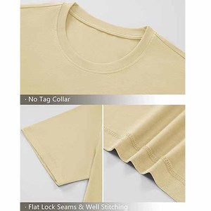 T-shirts pour hommes à manches courtes en coton UPF 50+, légers, respirants, rafraîchissants, décontractés, col rond, t-shirts basiques - Product Image 5