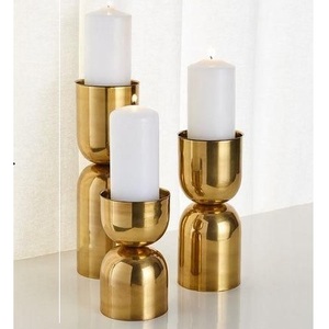 KRAFT WORLD CHI-304 Handmade Eco-Friendly Durable Metal Candlestick Holder with Metallic Finish for Home Wedding Party Decor - Product Image 6