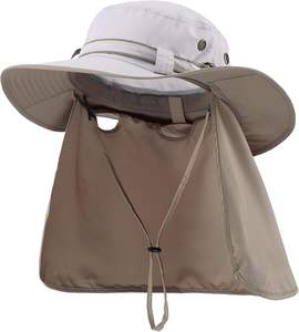 Casquette de pêcheur unisexe à séchage rapide pour toutes les saisons, pliable, en nylon, avec rabat pour le cou, en toile Oxford, 54-56 cm, pour la pêche en plein air - Product Image 3