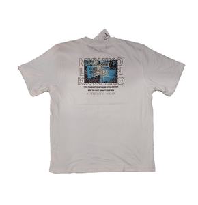 T-shirt à manches courtes en coton pur pour homme, 180g, tricoté, teint en fil, col rond, respirant et à séchage rapide - Product Image 2