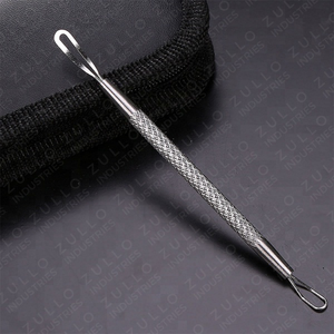 Premium 7 Piece Stainless Steel Blackhead Remover Kit Professional Facial Extraction <b>Tools</b> for Skin Care Use - Product Image 3