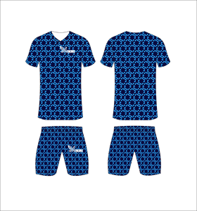Conjunto de Uniforme de Fútbol Sublimado Personalizado, Patrón Geométrico Rosa, Transpirable, de Secado Rápido, Jersey de Fútbol para Equipo, Pantalones Cortos, para Hombres, Niños y Jóvenes - Product Image 6