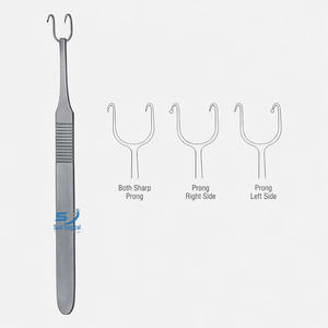 Oferta Especial: Retractor de Gancho Alar Cottle Scalsurgical de Acero Inoxidable para Rinoplastia, Instrumento de Cirugía Plástica ORL - Product Image 1