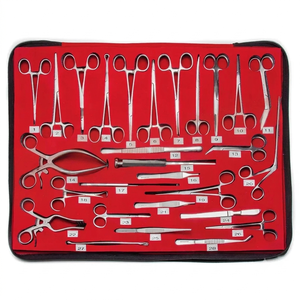 Ensemble d'instruments ORL pour hernie, en acier inoxydable massif certifié ISO, réutilisable et stérilisable - Product Image 1