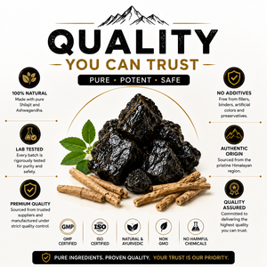 Résine de Shilajit de l'Himalaya de qualité supérieure 1 kg avec Ashwagandha, résine de Shilajit 100 % naturelle testée en laboratoire, riche en acide fulvique et en minéraux - Product Image 5