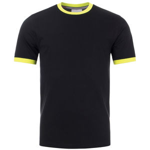 <b>Men</b> Classic <b>White</b> Red Ringer T <b>Shirt</b> Casual Cotton <b>Short</b> <b>Sleeve</b> Custom OEM Wholesale Tee - Product Image 4