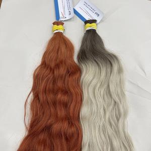Cheveux naturels 100% premium en vrac, lisses, couleur complète disponible, haute qualité, provenant d'un fournisseur de premier plan, cheveux naturels, produit le plus vendu. - Product Image 2