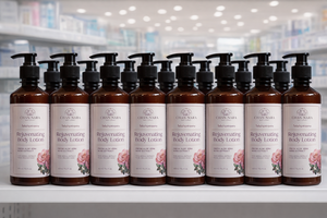 Lotion corporelle rajeunissante à l'extrait d'aloe vera et de rose - Product Image 3