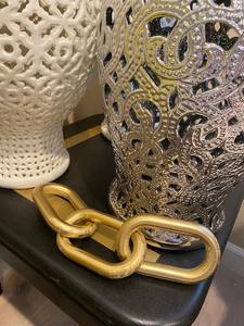 Cadena de eslabones de resina, opciones en oro o multicolor, estilo moderno para regalos, el mejor diseño, precios más bajos - Product Image 2