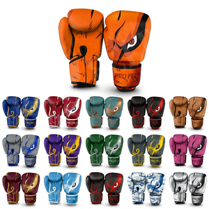 High Density Foam <b>Boxing</b> Gloves Training <b>Sparring</b> Safety Apparel Muay Thai Kickboxing MMA Hand Protection Durable PU Leather <b>Set</b> - Product Image 1