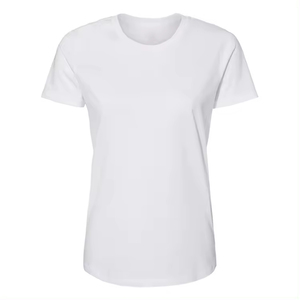 เสื้อยืดลำลองผู้หญิงคุณภาพเยี่ยม สำหรับฤดูร้อน ขายดีที่สุด สีพื้น ระบายอากาศได้ดี ทรงเข้ารูป ผ้าฝ้าย 100% ป้องกันการเป็นขุย - Product Image 2