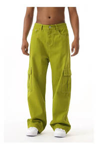 กางเกงคาร์โก้ผ้าแคนวาสคุณภาพสูง 100% สำหรับผู้ชาย เอวกลาง ระบายอากาศ แห้งเร็ว เหมาะสำหรับทำงาน กิจกรรมกลางแจ้ง เดินป่า และสวมใส่ลำลอง - Product Image 4