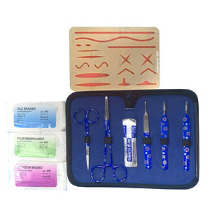 Kit de pratique de la suture, kit de dissection, instruments de chirurgie vétérinaire, kit chirurgical, kits de suture pour étudiants en médecine - Product Image 1