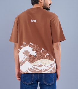 เสื้อยืดวินเทจทรงโอเวอร์ไซส์ แขนสั้น ผ้าฝ้าย 100% คุณภาพสูง พิมพ์โลโก้ตามสั่ง สำหรับผู้ชาย ฤดูร้อน ปี 2027 ขายส่ง - Product Image 2
