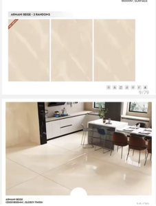 Azulejos de Porcelana Brillante de Primera Calidad para Pisos y Paredes, 1200x1800mm, Gran Tamaño, para Centros Comerciales y Espacios Exteriores - Product Image 3
