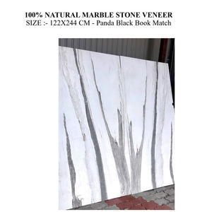 Losas y Azulejos de Piedra Natural de Mármol Blanco Panda, Piedra Pulida para Encimeras Sofisticadas, Lápidas y Monumentos - Product Image 1