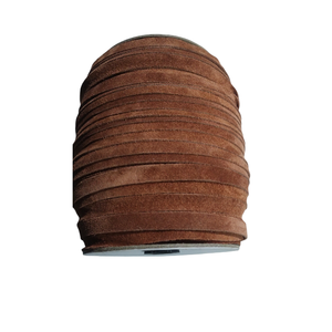 Cordon en cuir suédé de qualité supérieure, doux, durable, flexible, pour la fabrication de bijoux, artisanat, bracelets, colliers, lacets, haute qualité, vente en gros. - Product Image 1